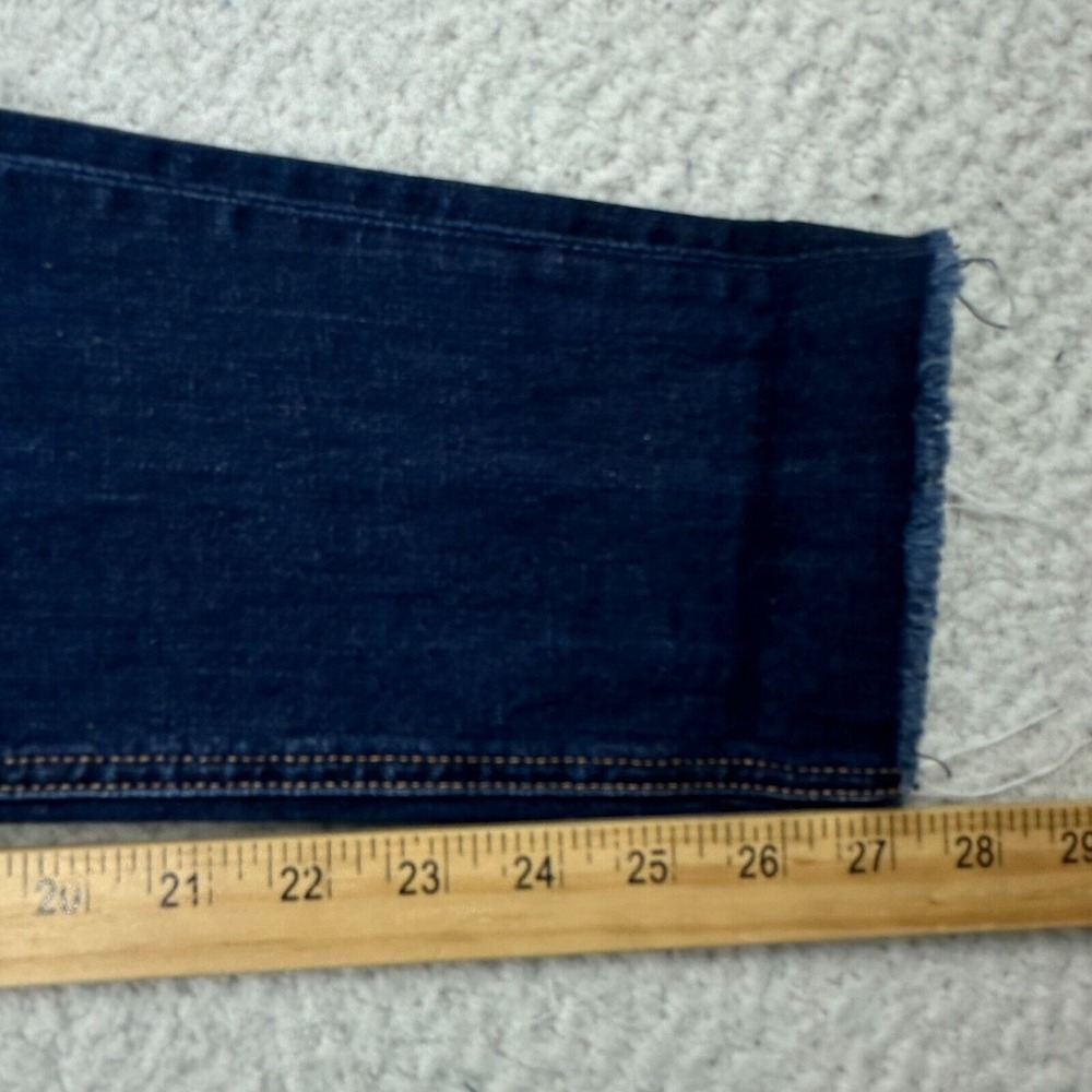 Rag & Bone Dre Jeans Womens‎ 27 Straight Leg Dark Wash Raw Hem Low Rise Blue - Picture 5 of 11